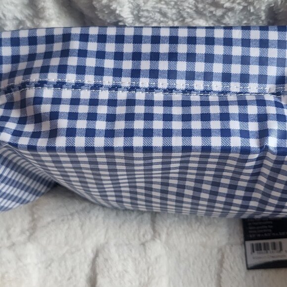 NWT - SCOUT Packin' Heat Makeup Bag /Navy Gingham - Picture 3 of 6